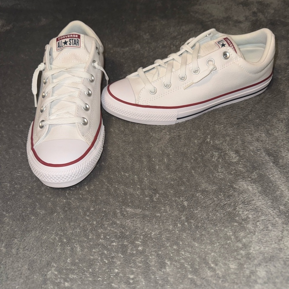 Converse White Canvas Sneakers